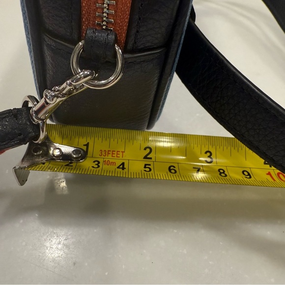 Coach Jes Denim & pebbled Leather Convertible Crossbody Belt Bag NWOT - Picture 7 of 15